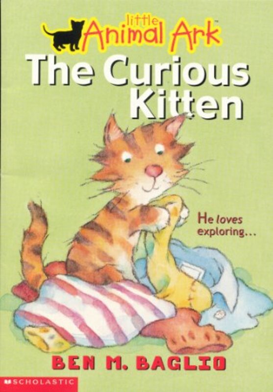 Book cover for "The Curious Kitten" by Lucy Daniels
