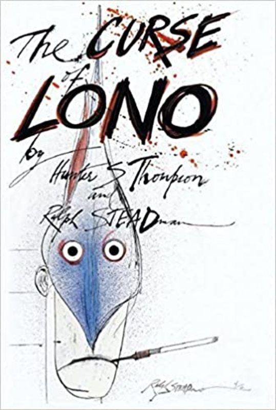 Book cover for "The Curse of Lono" by Hunter S. Thompson