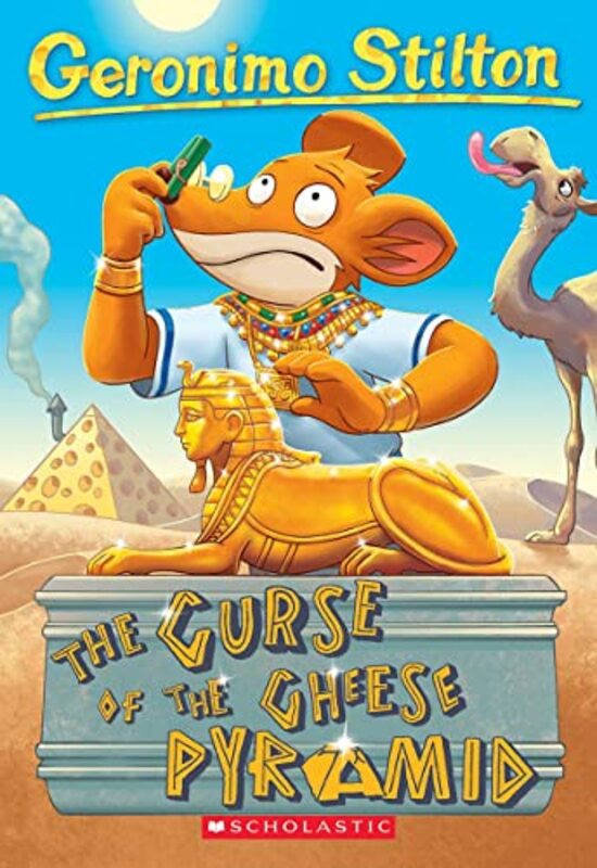 Book cover for "The Curse of the Cheese Pyramid" by Elisabetta Dami