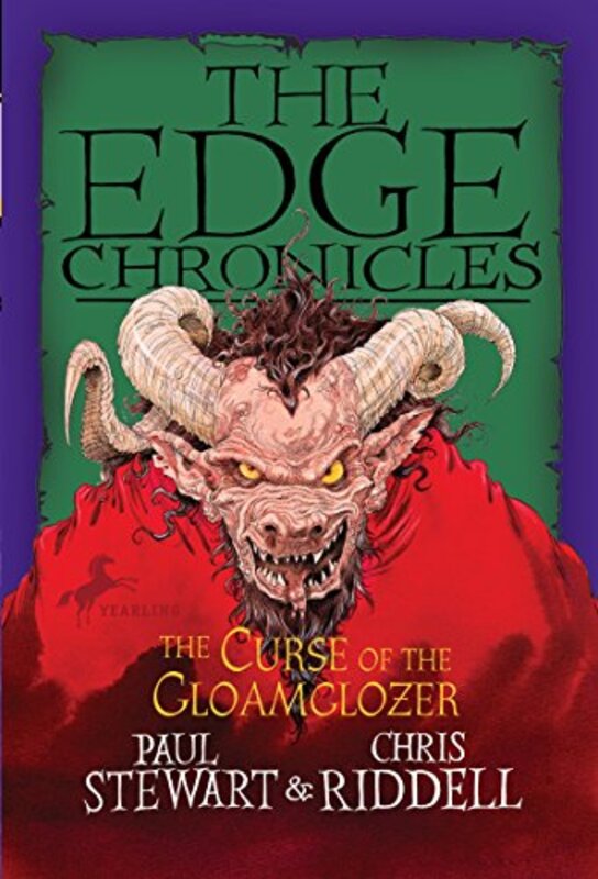 Book cover for "The Curse of the Gloamglozer" by Paul Stewart