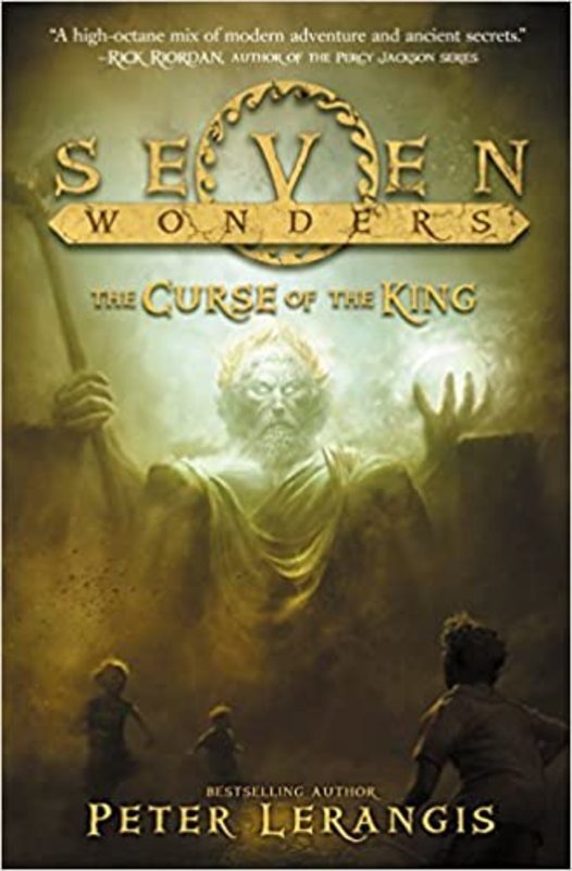 Book cover for "The Curse of the King" by Peter Lerangis