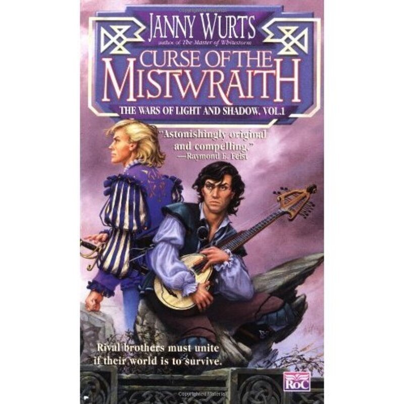 Book cover for "The Curse of the Mistwraith" by Janny Wurts