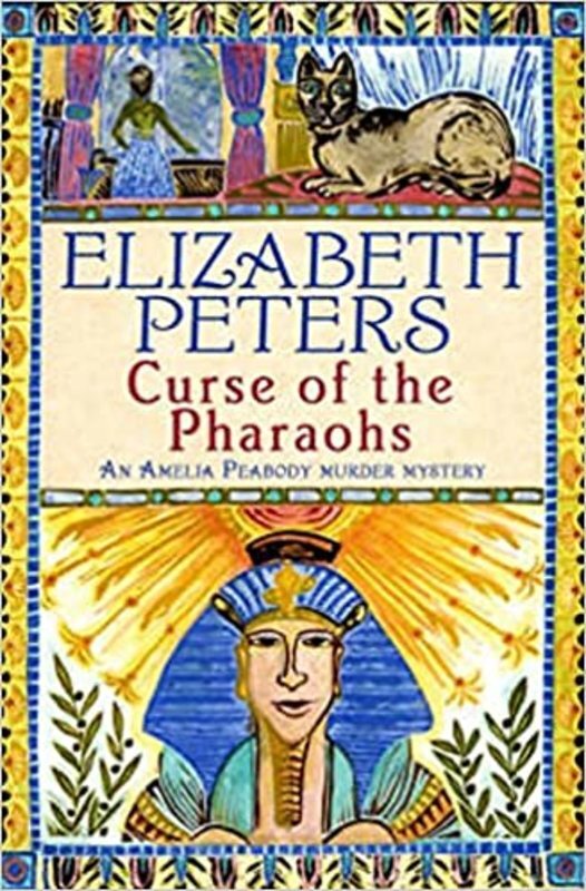 Book cover for "The Curse of the Pharaohs" by Elizabeth Peters