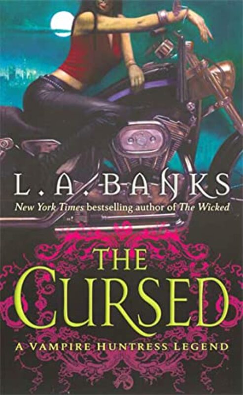 Book cover for "The Cursed" by LA Banks