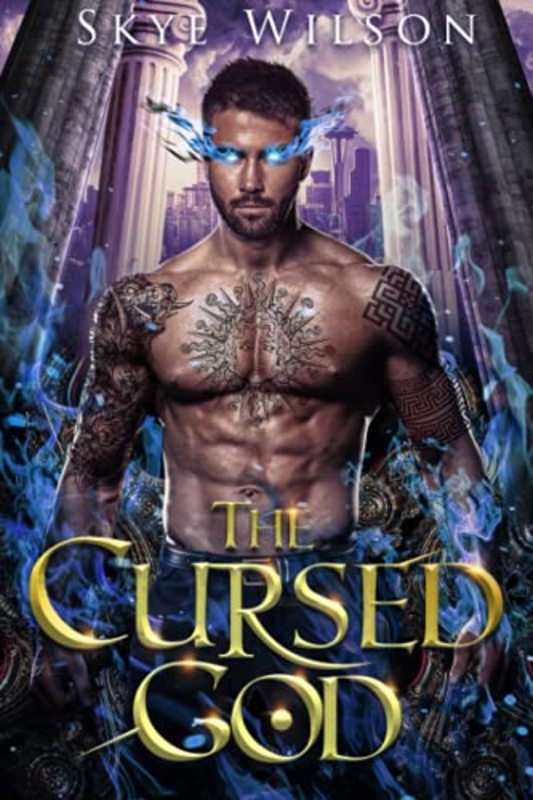 Book cover for "The Cursed God" by Skye Wilson