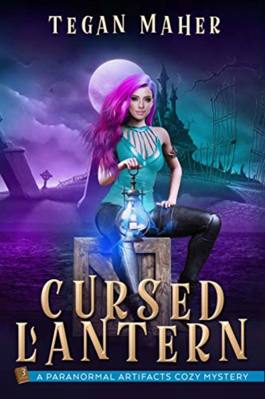 Book cover for "The Cursed Lantern" by Tegan Maher