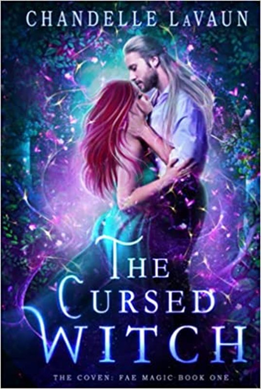Book cover for "The Cursed Witch" by Chandelle LaVaun