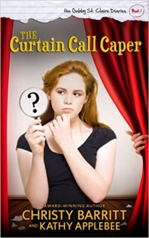 Book cover for "The Curtain Call Caper" by Christy Barritt