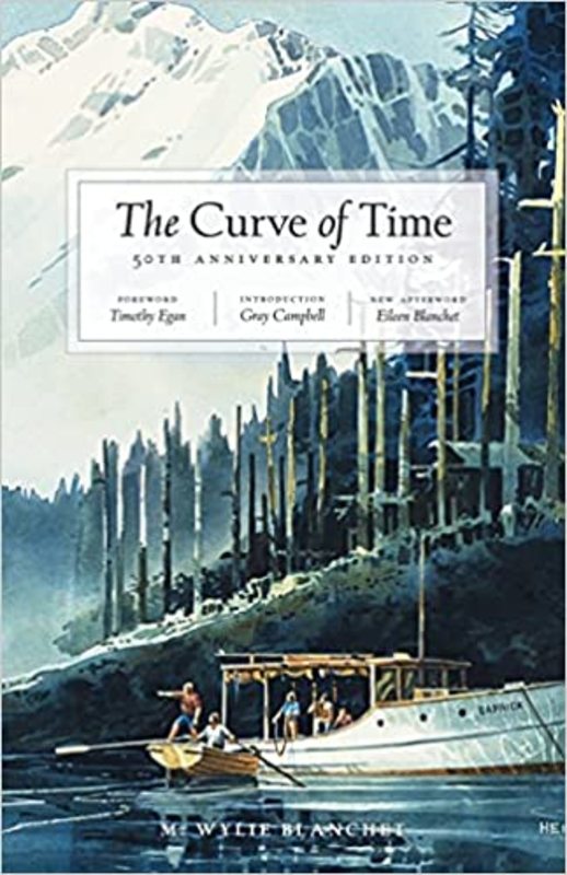 Book cover for "The Curve of Time" by M. Blanchet