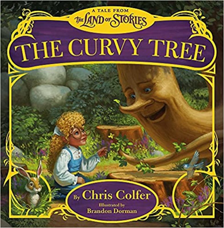 Book cover for "The Curvy Tree" by Chris Colfer