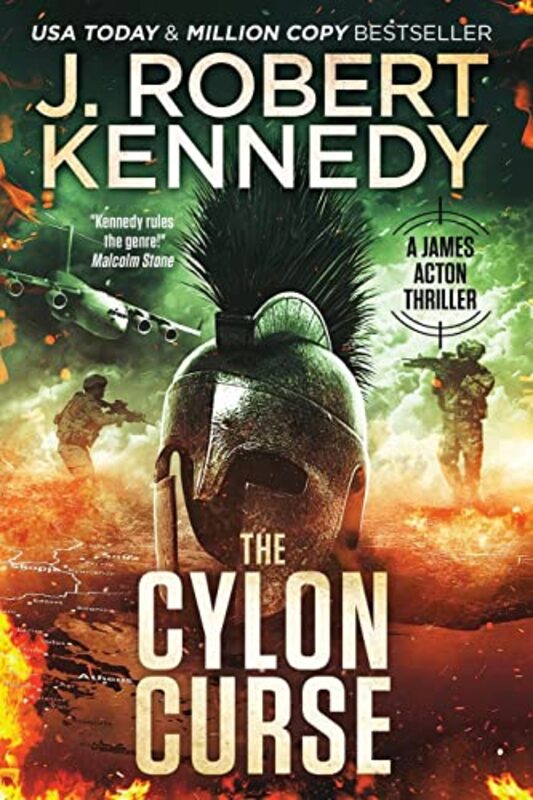 Book cover for "The Cylon Curse" by J Robert Kennedy