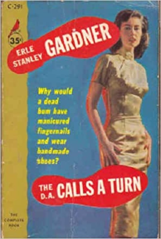 Book cover for "The D.A. Calls a Turn" by Erle Stanley Gardner