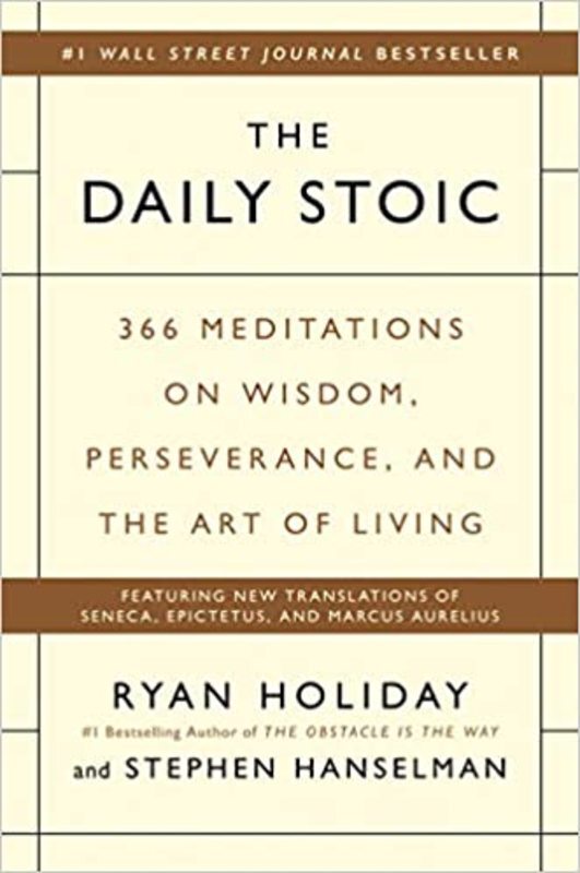 Book cover for "The Daily Stoic"