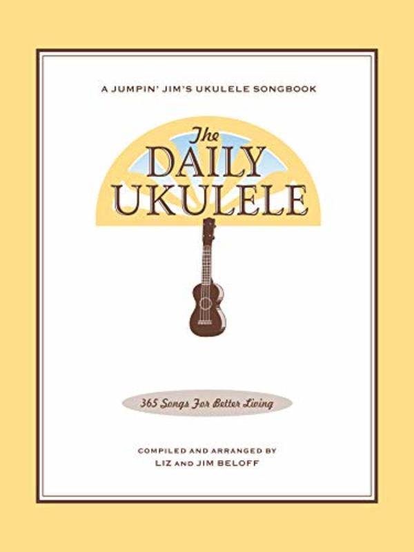 Book cover for "The Daily Ukulele" by Liz and Jim Beloff