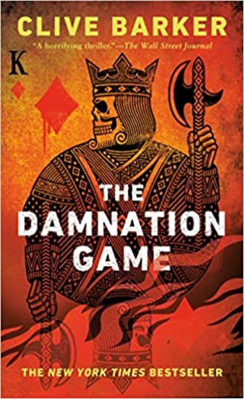 Book cover for "The Damnation Game" by Clive Barker
