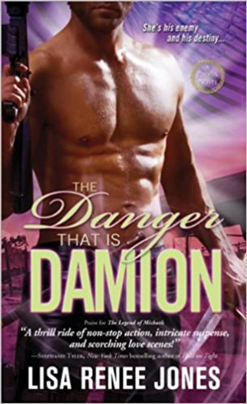 Book cover for "The Danger That Is Damion" by Lisa Renee Jones