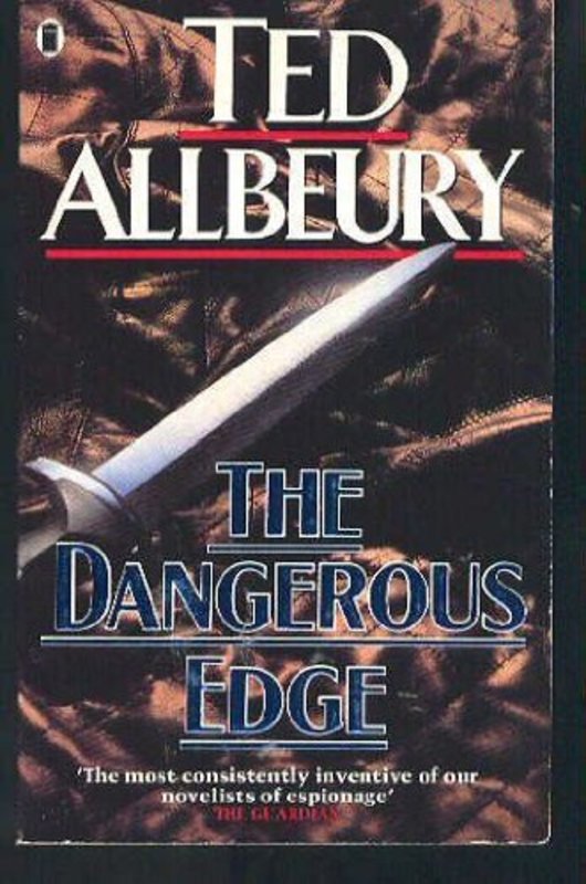 Book cover for "The Dangerous Edge" by Ted Allbeury