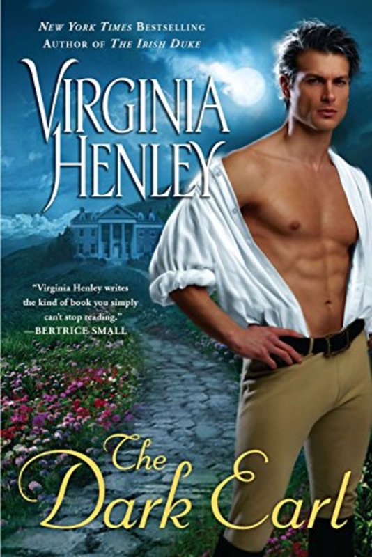 Book cover for "The Dark Earl" by Virginia Henley
