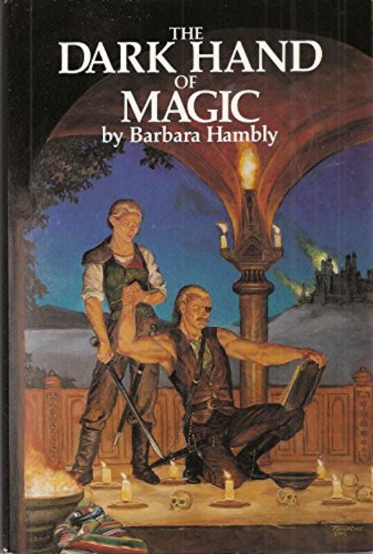 Book cover for "The Dark Hand of Magic" by Barbara Hambly