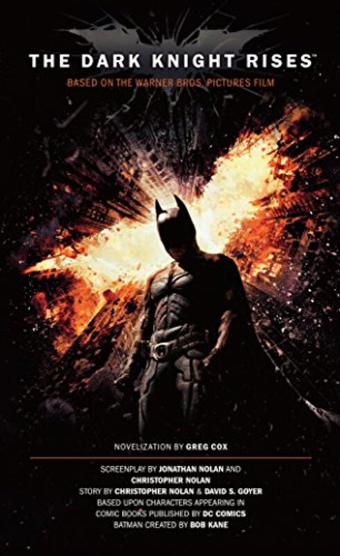 Book cover for "The Dark Knight Rises" by Greg Cox