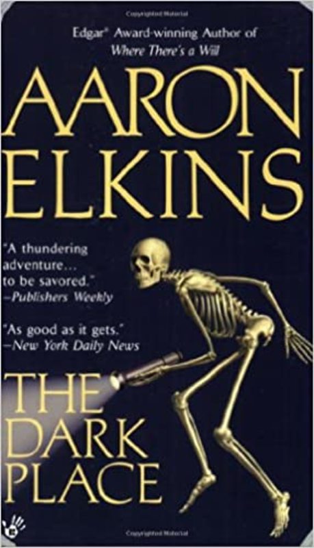 Book cover for "The Dark Place" by Aaron Elkins