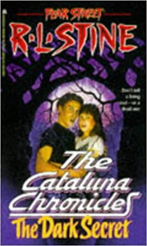 Book cover for "The Dark Secret" by R.L. Stine