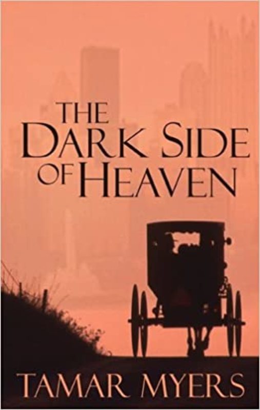 Book cover for "The Dark Side of Heaven" by Tamar Myers
