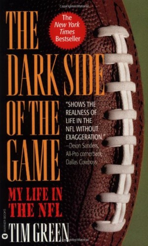 Book cover for "The Dark Side of the Game" by Tim Green
