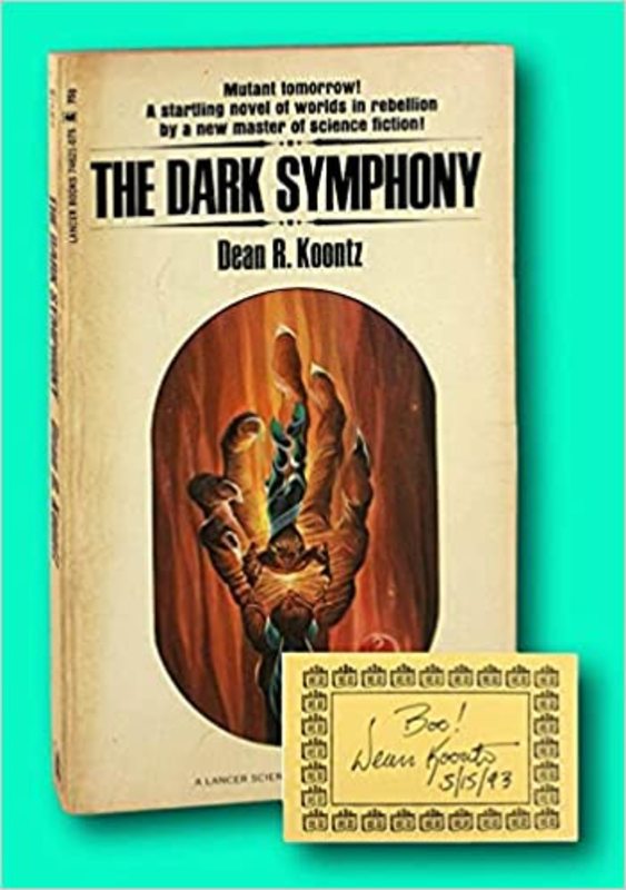 Book cover for "Dark Symphony" by Dean Koontz