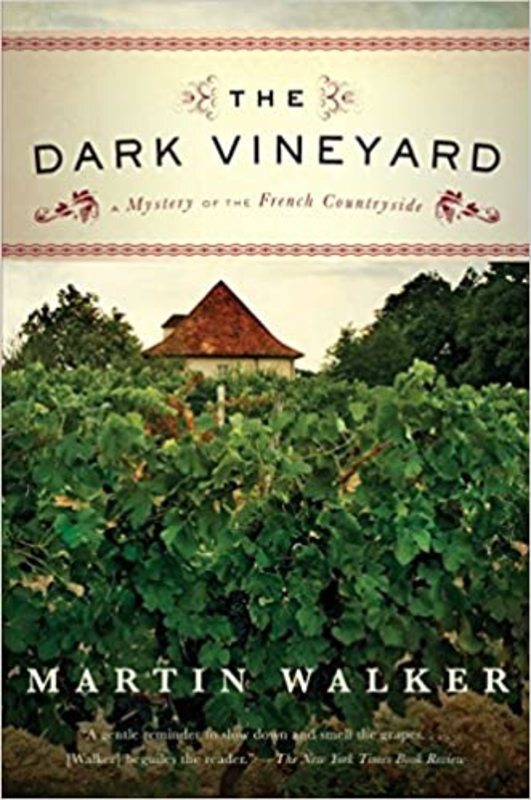 Book cover for "The Dark Vineyard" by Martin Walker