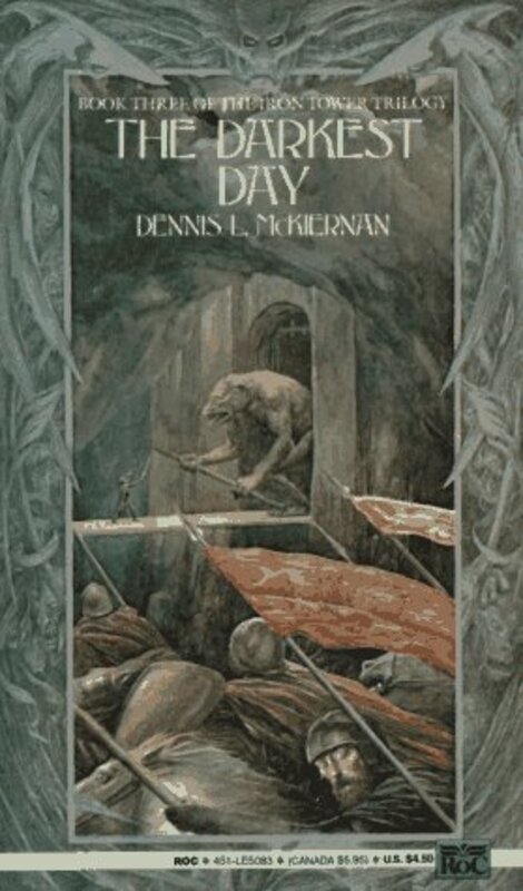 Book cover for "The Darkest Day" by Dennis L McKiernan