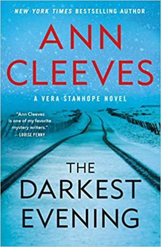 Book cover for "The Darkest Evening" by Ann Cleeves