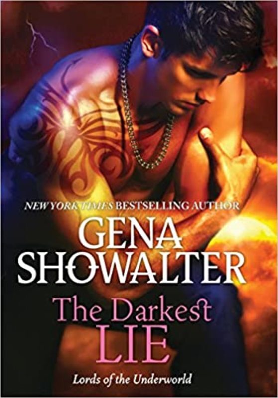 Book cover for "The Darkest Lie" by Gena Showalter