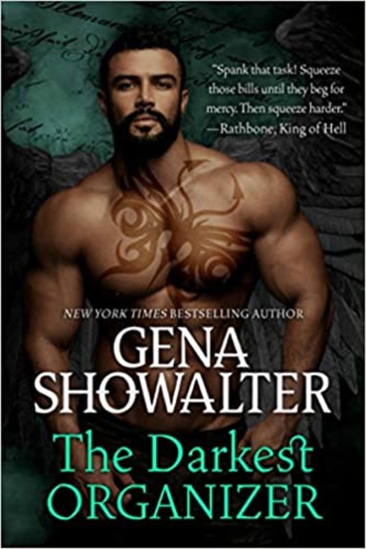 Book cover for "The Darkest Organizer" by Gena Showalter