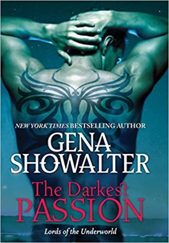 Book cover for "The Darkest Passion" by Gena Showalter