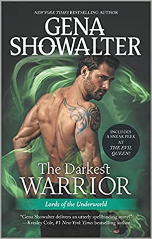 Book cover for "The Darkest Warrior" by Gena Showalter