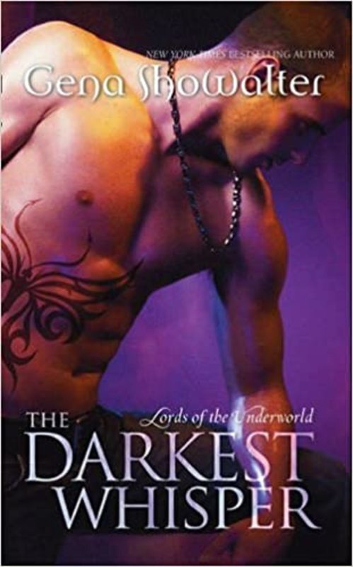 Book cover for "The Darkest Whisper" by Gena Showalter