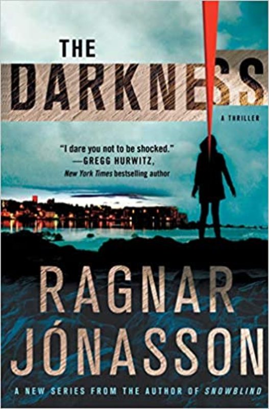 Book cover for "The Darkness" by Ragnar Jónasson