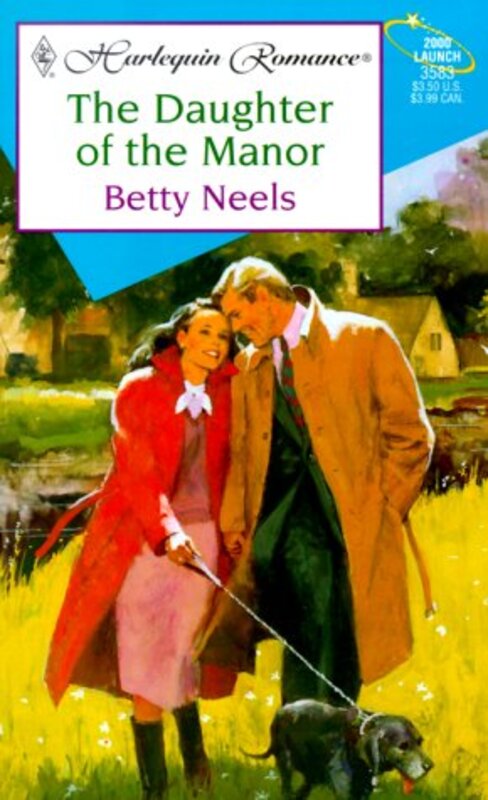 Book cover for "The Daughter of the Manor" by Betty Neels