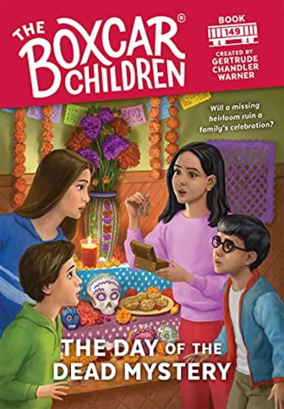Book cover for "The Day of the Dead Mystery" by Gertrude Chandler Warner