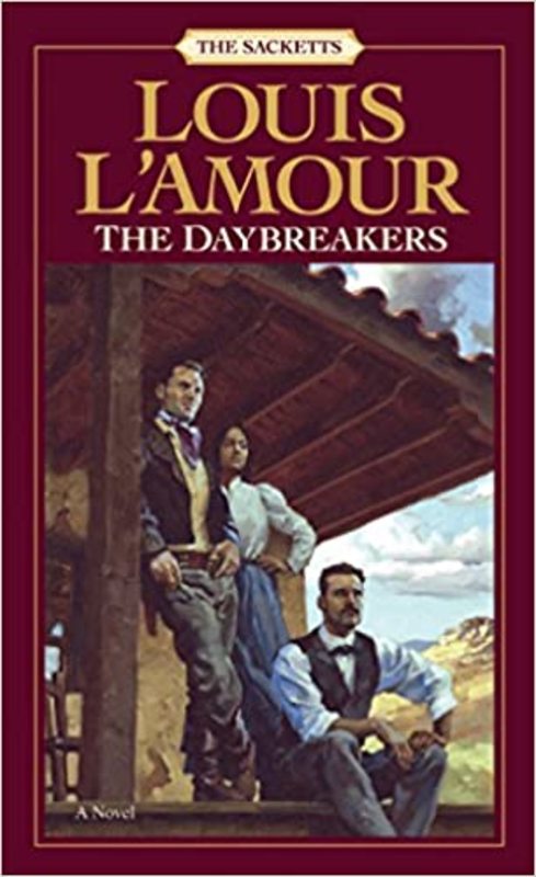 Book cover for "The Daybreakers" by Louis LAmour