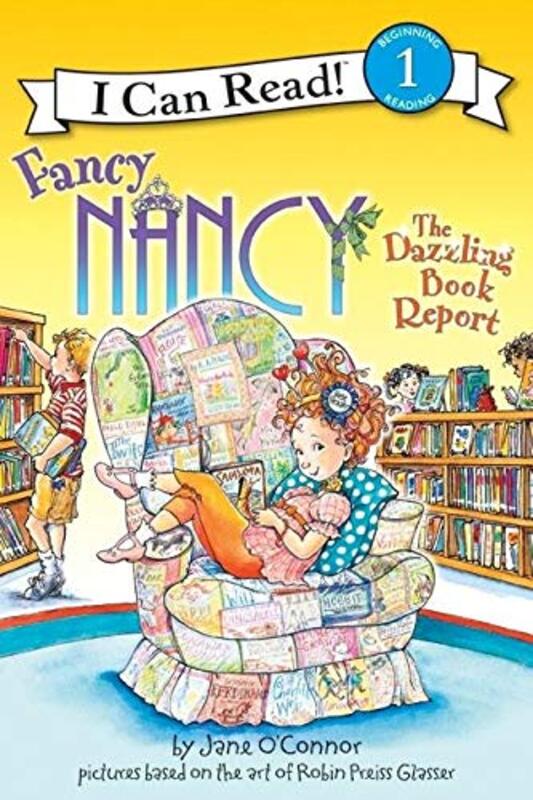 Book cover for "The Dazzling Book Report" by Jane O’Connor