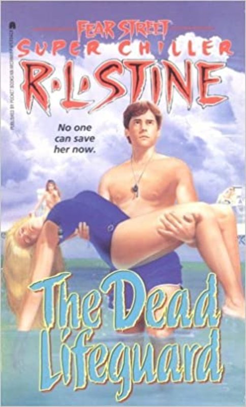 Book cover for "The Dead Lifeguard" by R.L. Stine