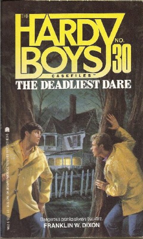 Book cover for "The Deadliest Dare" by Franklin W Dixon