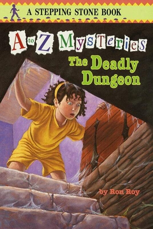 Book cover for "The Deadly Dungeon" by Ron Roy