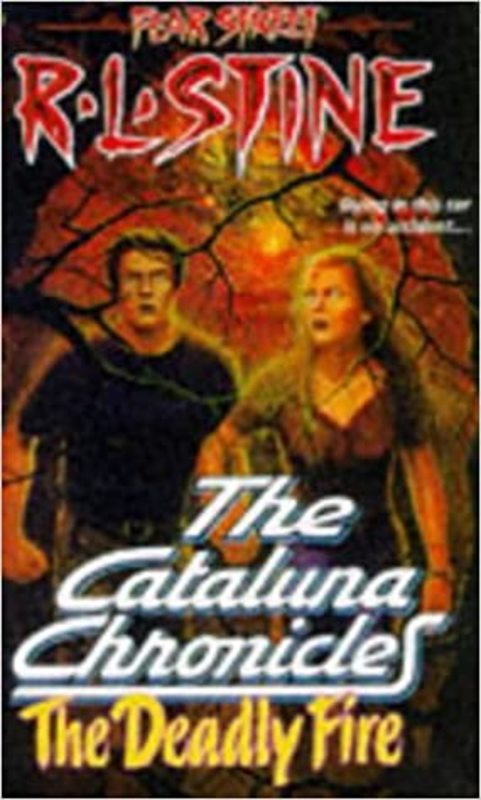 Book cover for "The Deadly Fire" by R.L. Stine