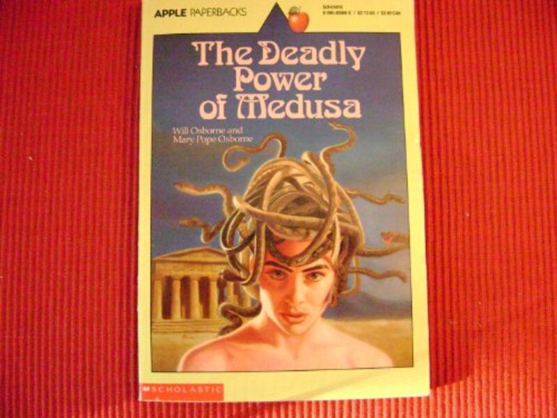 Book cover for "The Deadly Power of Medusa" by Mary Pope Osborne