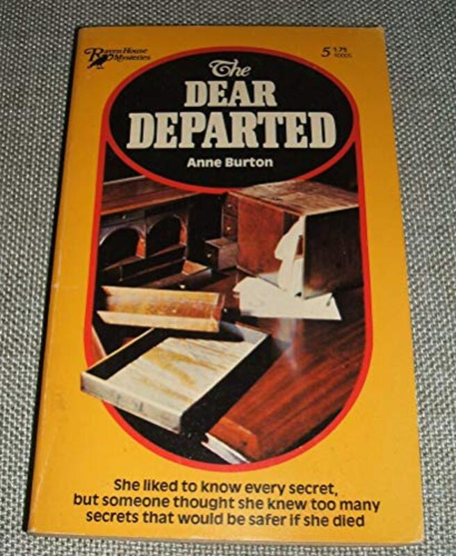 Book cover for "The Dear Departed" by Sara Woods