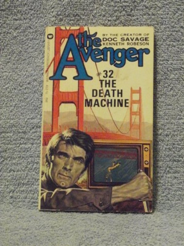 Book cover for "The Death Machine" by Kenneth Robeson