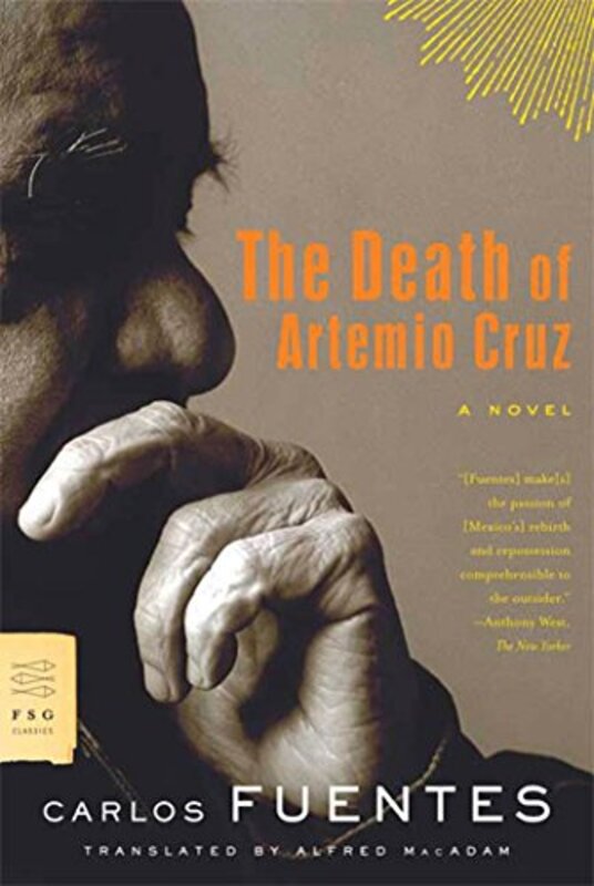Book cover for "The Death of Artemio Cruz" by Carlos Fuentes